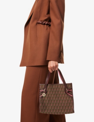 RESELFRIDGES: Pre-Loved Fendi Zucchino Canvas Tote Bag