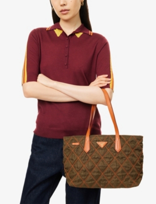 RESELFRIDGES: Pre-Loved Prada Tessuto Impuntu Quilted Tote Bag