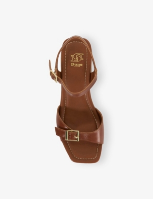 DUNE: Jeane Leather Heeled Sandals