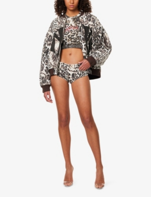 GOOD AMERICAN: Modern Scuba Stretch-Woven Bodysuit