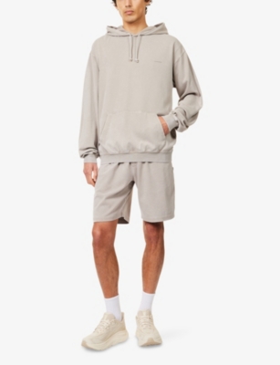 CONDITION: Dyed Kangaroo-Pocket Stretch-Cotton Hoody