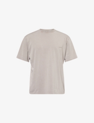 CONDITION: Dyed Short-Sleeves Stretch-Cotton Blend T-Shirt