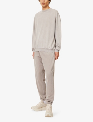 CONDITION: Dyed Crewneck Stretch-Cotton Sweatshirt