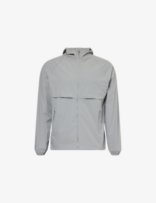 CONDITION: Hooded Regular-Fit Stretch-Woven Jacket