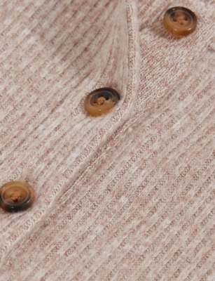 REISS: Erin Button-Down Knitted Top 4-13 Years