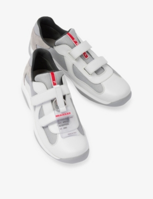 PRADA: America's Cup Leather Low-Top Trainers