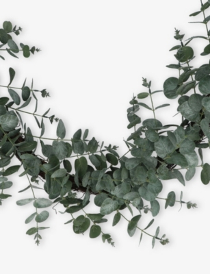 SELFRIDGES EDIT: Eucalyptus Glitter Artificial Christmas Garland