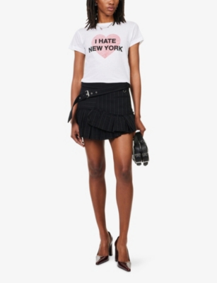 VAQUERA: I Hate New York Short-Sleeves Cotton-Jersey T-Shirt