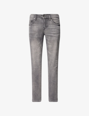 TRUE RELIGION: Rocco Painted Denim Jeans