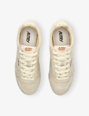 Autry Windspin Suede Sneakers In Neutral