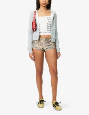 PRAYING: Unappreciated Zip-Up Cotton-Jersey Hoody