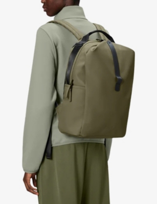 Rains Womens Marsh Clip Front Backpack In Green