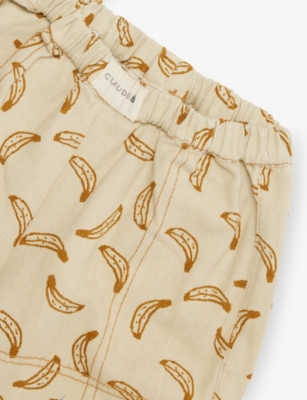 CLAUDE & CO: Rian Banana Cotton-Canvas Trousers 3 months - 6 years