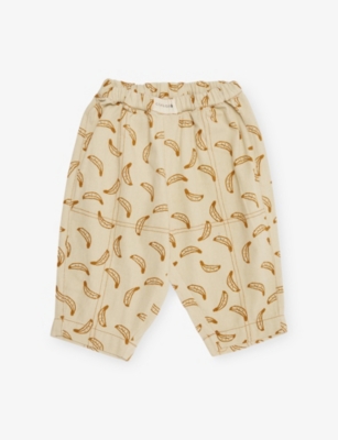 CLAUDE & CO: Rian Banana Cotton-Canvas Trousers 3 months - 6 years