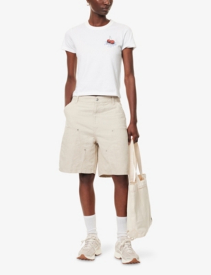 CARHARTT WIP: Branford Relaxed-Fit Cotton-And-Linen Shorts