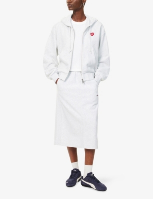 CARHARTT WIP: Heart Embroidered-Patch Cotton Hoody