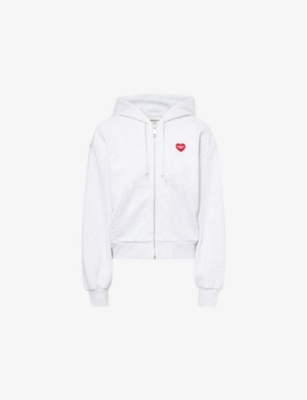 CARHARTT WIP: Heart Embroidered-Patch Cotton Hoody