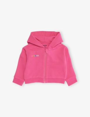 PANGAIA: 365 Brand-Print Cotton-Jersey Hoody 0-24 Months