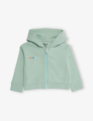 PANGAIA: 365 Zipped Cotton-Jersey Hoody 0-24 Months