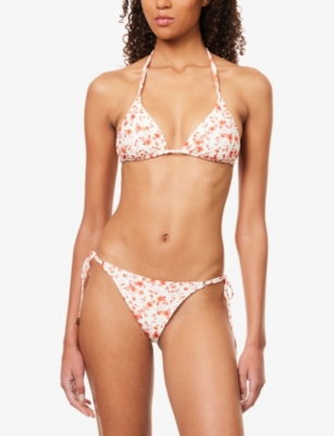 Monday Swimwear Womens Hanalei Sunrise Floral Bikini Top