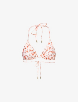 MONDAY SWIMWEAR: Hanalei Sunrise Floral Bikini Top