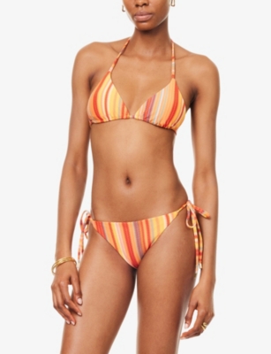 MONDAY SWIMWEAR: Palma Sardinia Stripe Bikini Top