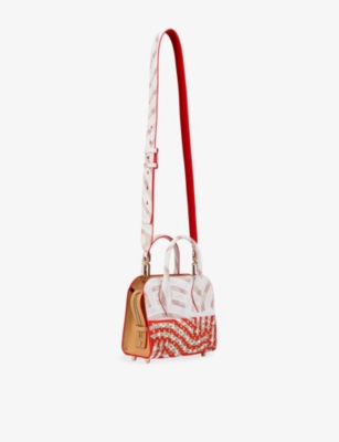 CHRISTIAN LOUBOUTIN: Eloise Mini Printed Leather Tote Bag
