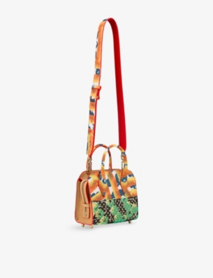 CHRISTIAN LOUBOUTIN: Eloise Mini Printed Leather Tote Bag