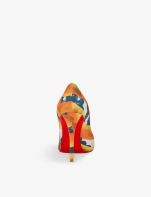 Christian Louboutin Miss Z Canvas Pumps 100
