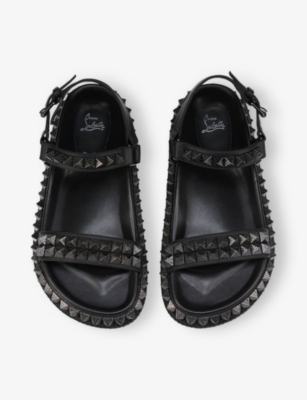 Christian Louboutin Pyrabizz Calf Leather Sandals