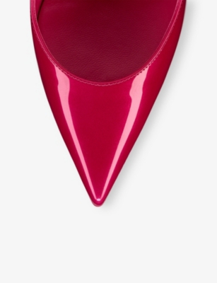 Christian Louboutin Hot Chick Sling Patent Leather Slingback Pumps 100