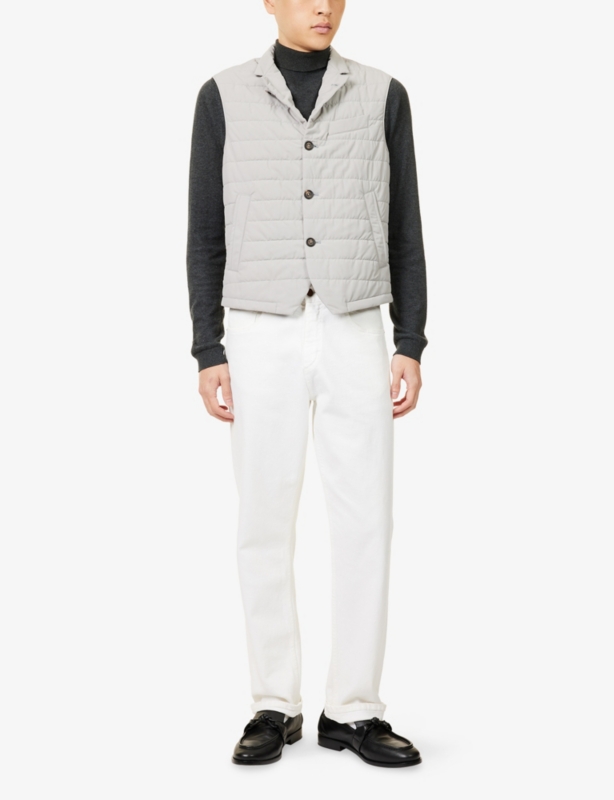 Sleeveless Lightly-Padded Gilet