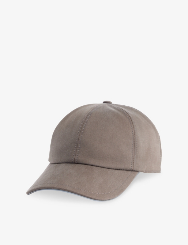 Contrast Trim Silk Cap