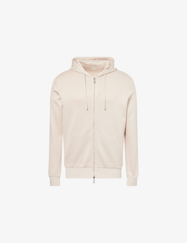 Hooded Long-Sleeve Cotton-Jersey Hoody