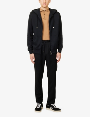 ELEVENTY: Hooded Long-Sleeve Cotton-Jersey Hoody