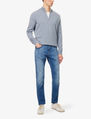 ELEVENTY: Half-Zip High-Neck Cashmere Jumper
