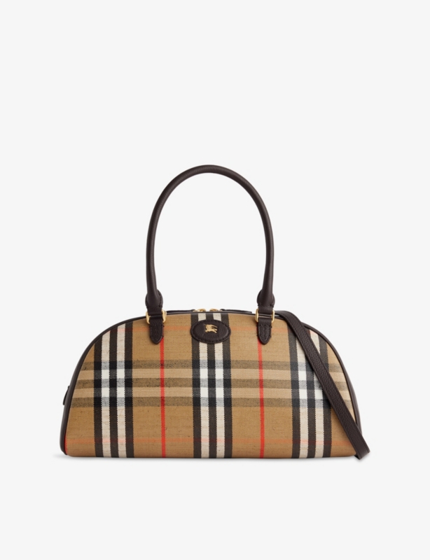 Highlands Canvas And Leather Bowling Bag