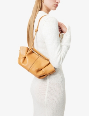 HEREU: Arta Mini Leather Shoulder Bag