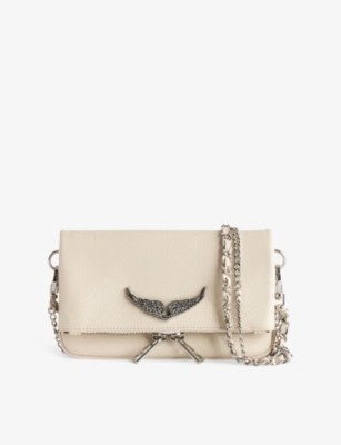 Zadig & Voltaire Womens Flash Rock Nano Leather Clutch Bag