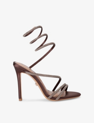 CARVELA: Spiral 105 Crystal-Embellished Heeled Sandals