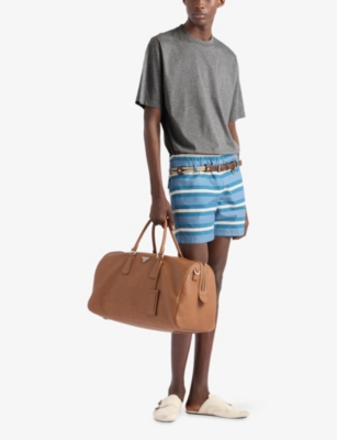 Prada Oversize Crew Neck T-shirt With Squared Silhouette