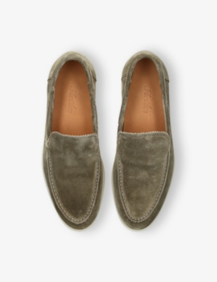 Aurélien Womens Aurelien Yacht Suede Loafers