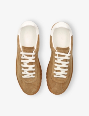 Jak Flow Suede Sneakers In Brown