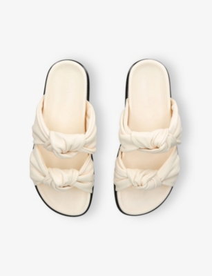 DEAR FRANCES: Tye Leather Sandals