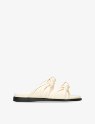 DEAR FRANCES: Tye Leather Sandals