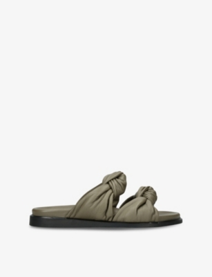 DEAR FRANCES: Tye Leather Sandals