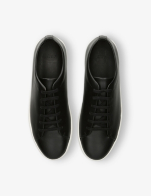 Jak Mens Royal Leather Low-top Trainers Blk/white Eur 44 / 10 Uk