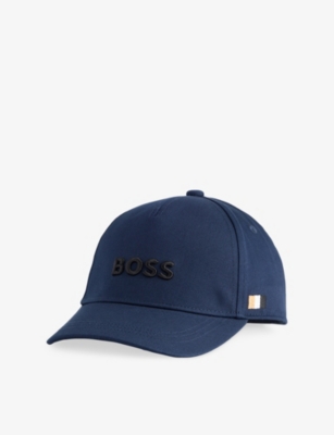 BOSS: Embroidered Cotton Baseball Cap 6-16 Years