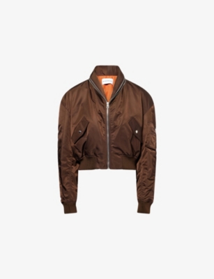 GIVENCHY: Zipped Shawl-Collar Woven Bomber Jacket