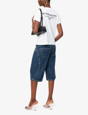 GIVENCHY: Logo-Print Cotton T-Shirt